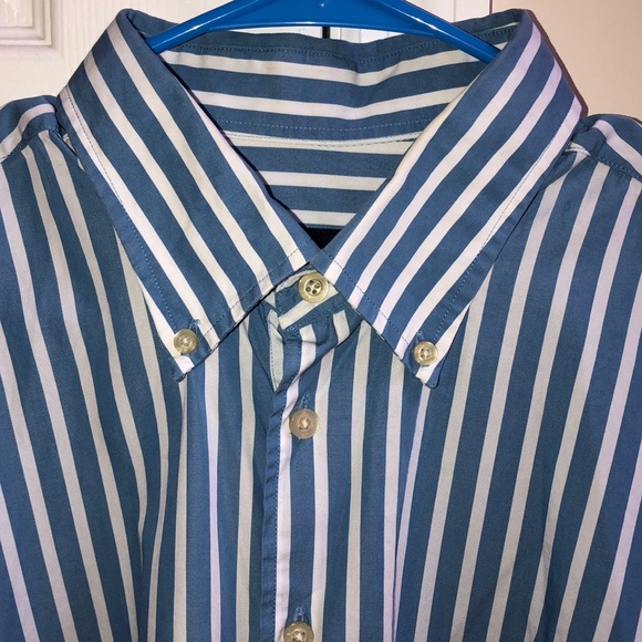 Scott Barber Blue & White Button Down Mens XL - Picture 3 of 6